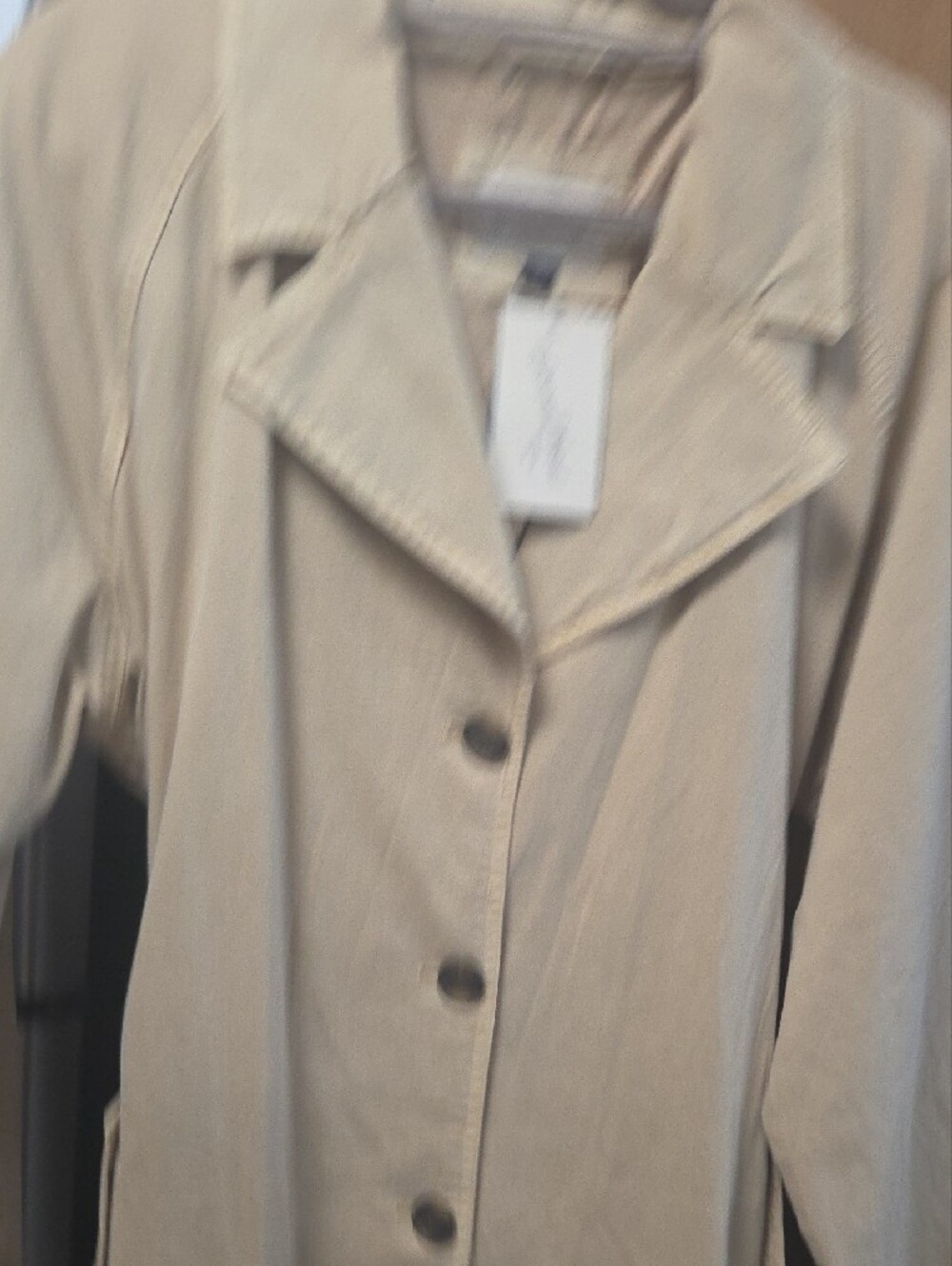 Universal Thread Beige Trench Coat with Belt - Picture 10 of 16